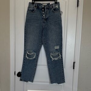 PacSun High Rise Distressed Denim Jeans